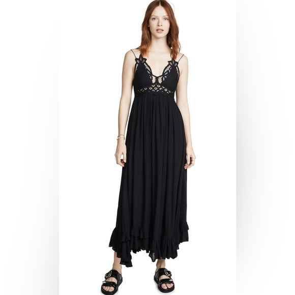 FREE PEOPLE
Adella Lace Trim Midi Dress - Picture 12 of 15